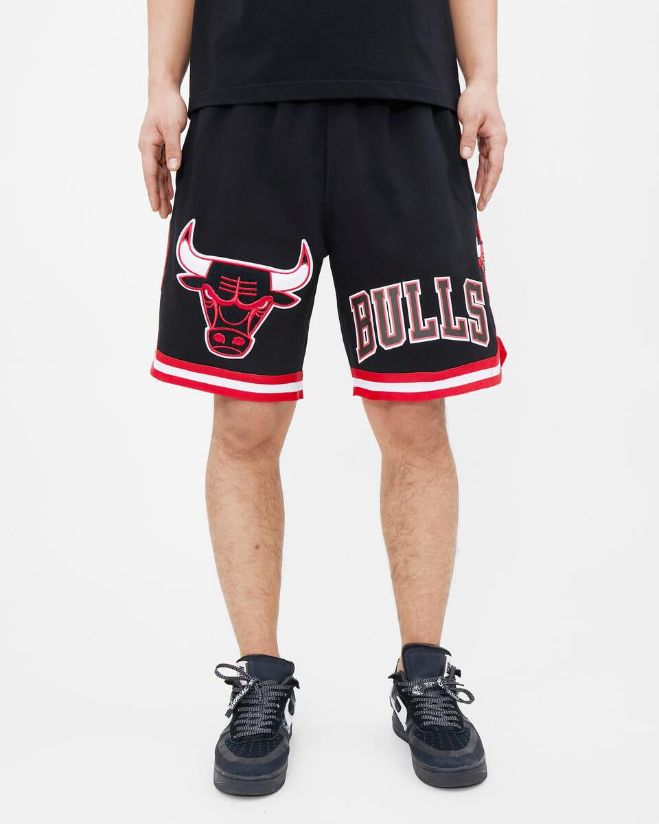Chicago Bulls Logo Pro Team Black Shorts product image 2, provided for visual reference and product detail review