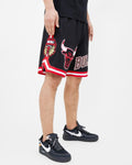 Chicago Bulls Logo Pro Team Black Shorts product image 1, provided for visual reference and product detail review