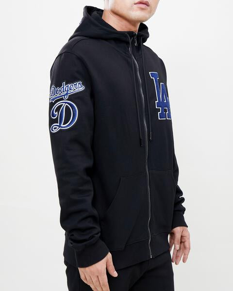 Pro Standard Los Angeles Dodgers Logo Zipper Hoody product image 4, provided for visual reference and product detail review