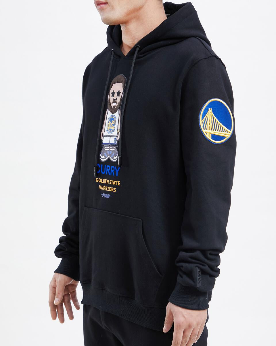 Golden State Warriors Pro Cartoon Player Hoody Curry product image 3, provided for visual reference and product detail review
