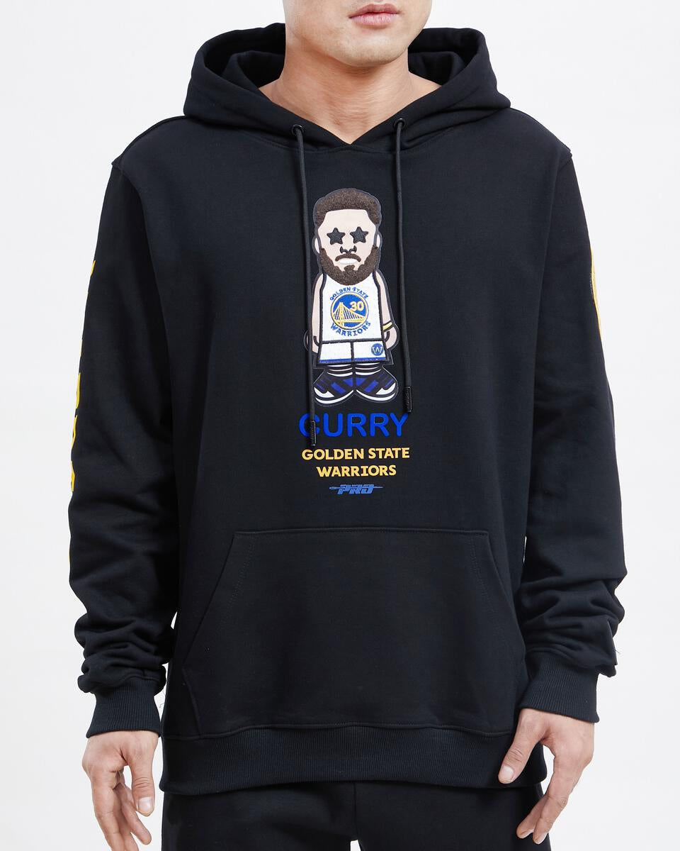 Golden State Warriors Pro Cartoon Player Hoody Curry product image 1, provided for visual reference and product detail review