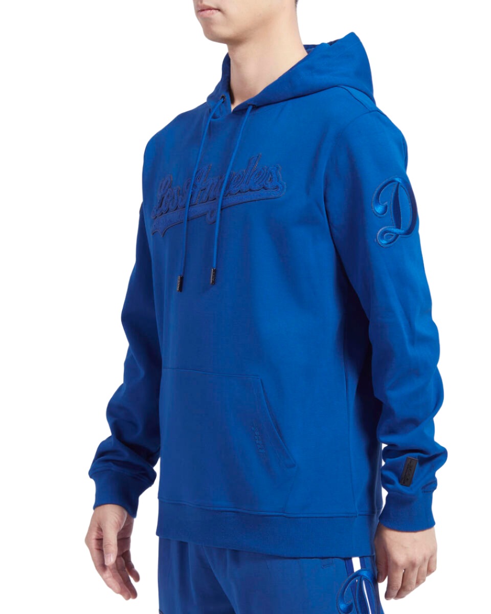 Pro Standard Los Angeles Dodgers Triple Tonal Dk Po Hoodie - Blue product image 4, provided for visual reference and product