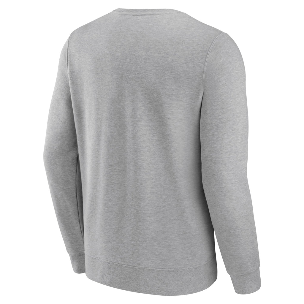 Chicago Bulls Grey Basketball Classic Crew Sweatshirt product image 3, provided for visual reference and product detail