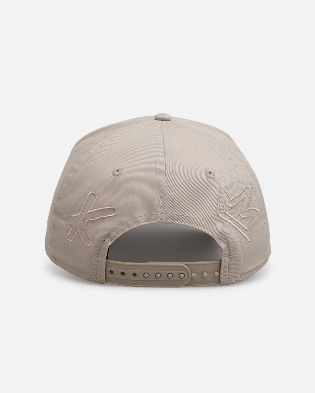 New Era Tigres Front Tag A-Frame 9FORTY Adjustable Hat-Khaki product image 2, provided for visual reference and product