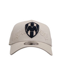 New Era Monterrey Front Tag A-Frame 9FORTY Adjustable Hat-Khaki product image 1, provided for visual reference and product