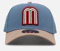 New Era Mexico WBC 9FORTY A-Frame Snapback Hat-LIGHT BLUE product image 1, provided for visual reference and product detail