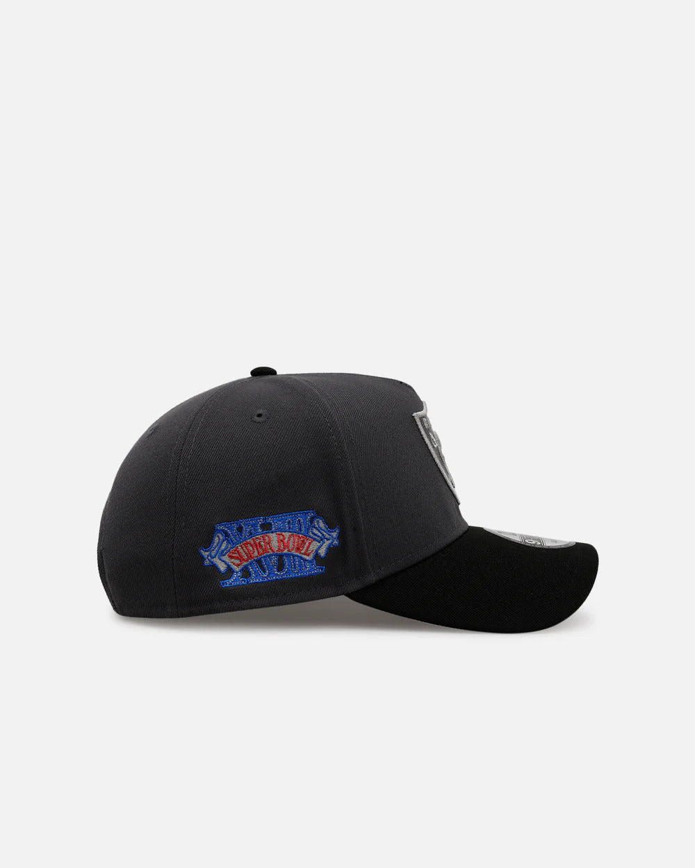 Las Vegas Raiders 'Stealth 2.0' 9FORTY A-Frame Snapback- GREY/BLACK product image 2, provided for visual reference and