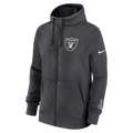 Nike Men Las Vegas Raiders Club Full Zip Jacket-Black product image 1, provided for visual reference and product detail