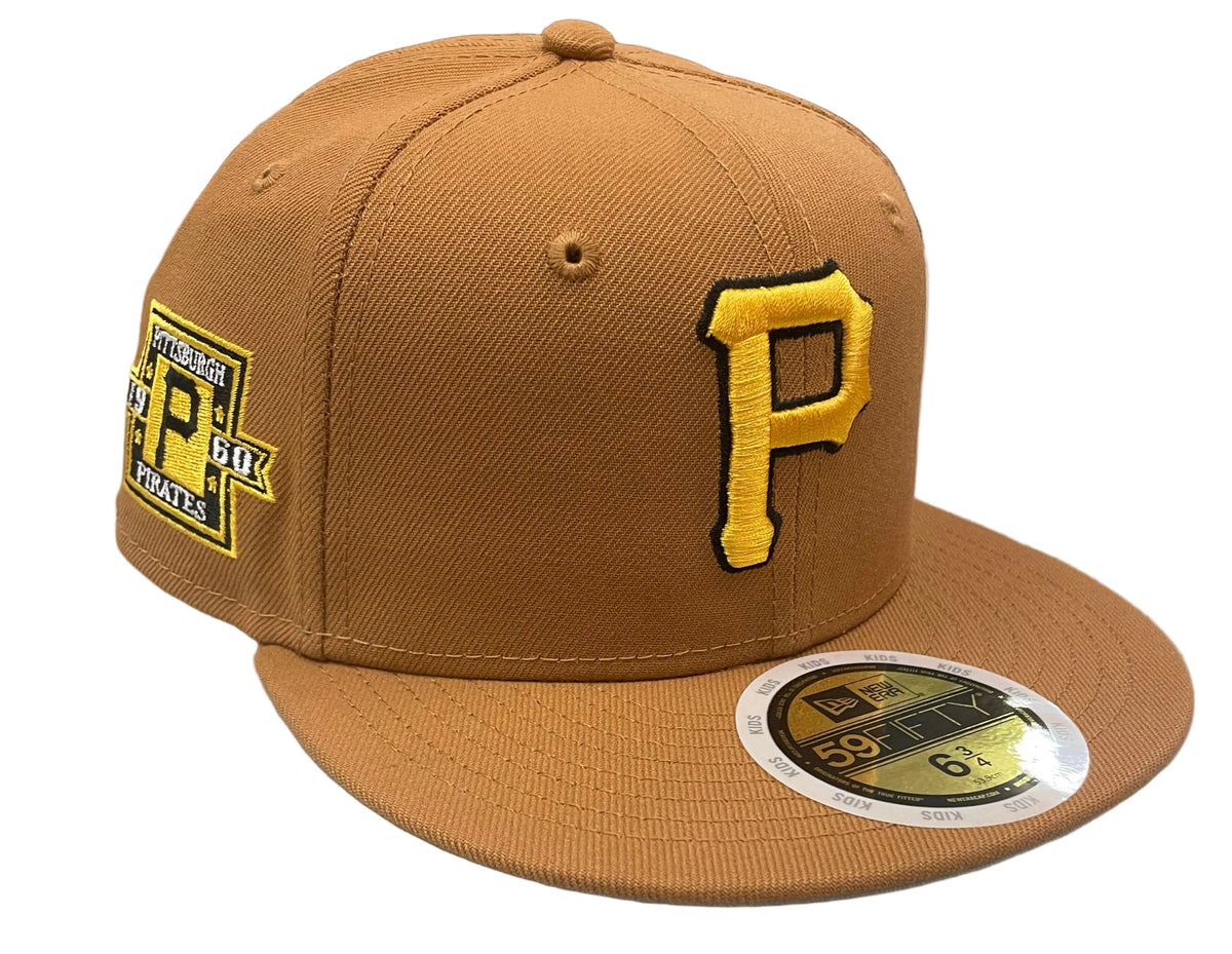 New Era Pittsburgh Pirates Color Pack 59FIFTY Fitted Hat- Light Bronze product image 3, provided for visual reference and