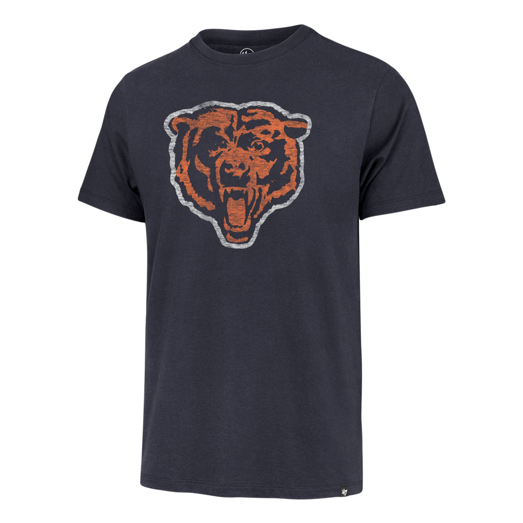 Chicago Bears '47 Franklin Bearhead Navy T-Shirt product image 3, provided for visual reference and product detail review