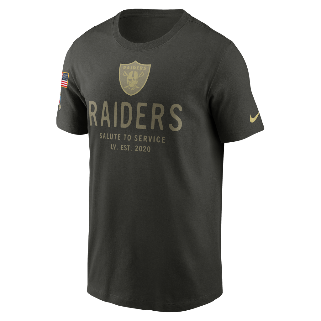 Las Vegas Raiders Nike 2025 Salute to Service Sideline Primary Edge Dri-FIT T-Shirt for Men product image 1, provided for