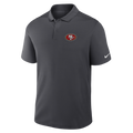 Nike San Francisco 49ers Victory Polo Dark Gray product image 1, provided for visual reference and product detail review