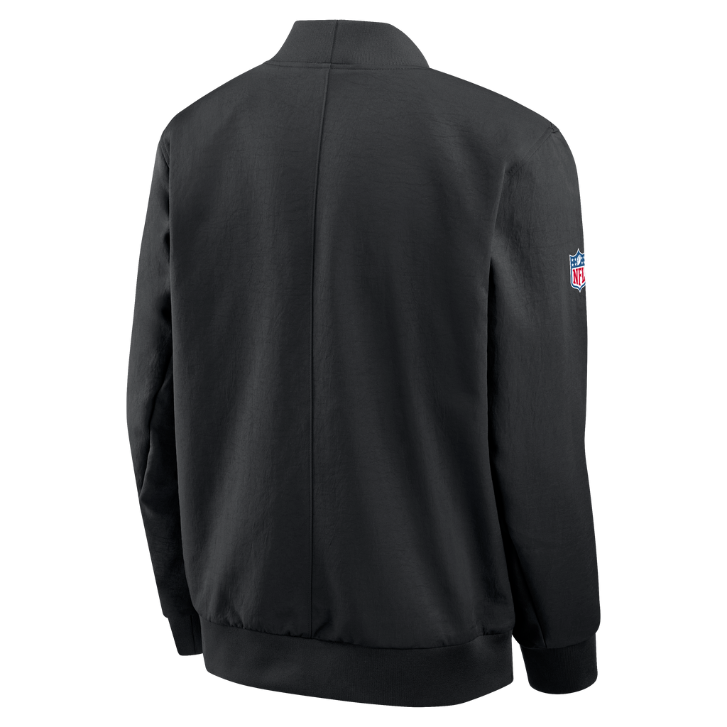 Nike Men San Francisco 49ers Official On Field Bomber Jacket product image 2, provided for visual reference and product