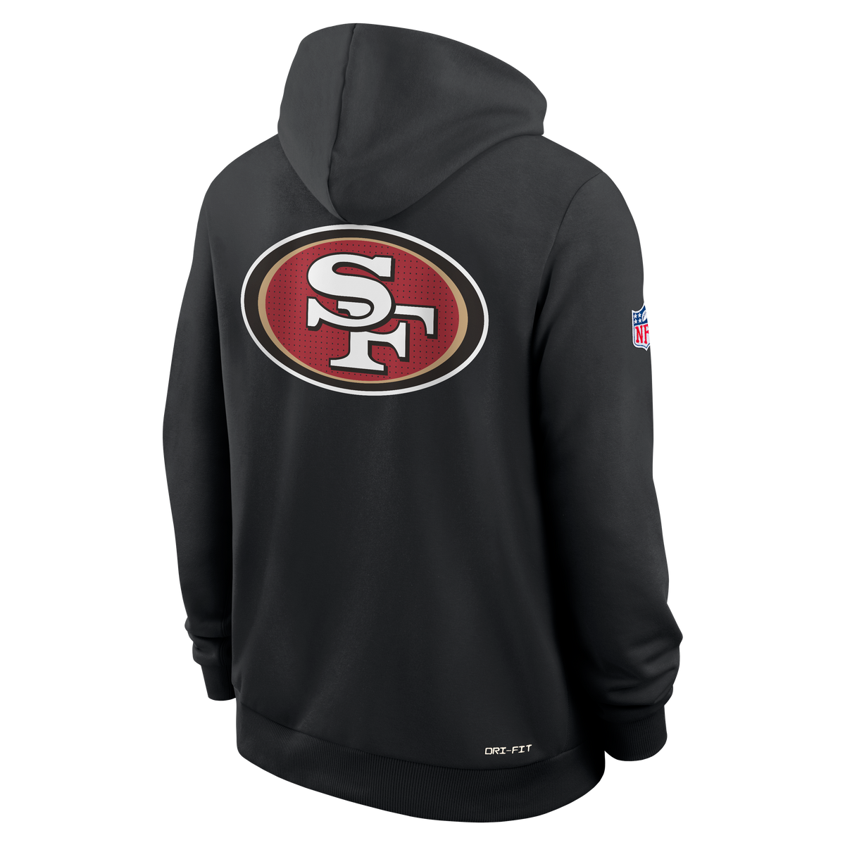 Nike Men San Francisco 49ers Official On Field Full Zip Jacket product image 2, provided for visual reference and product