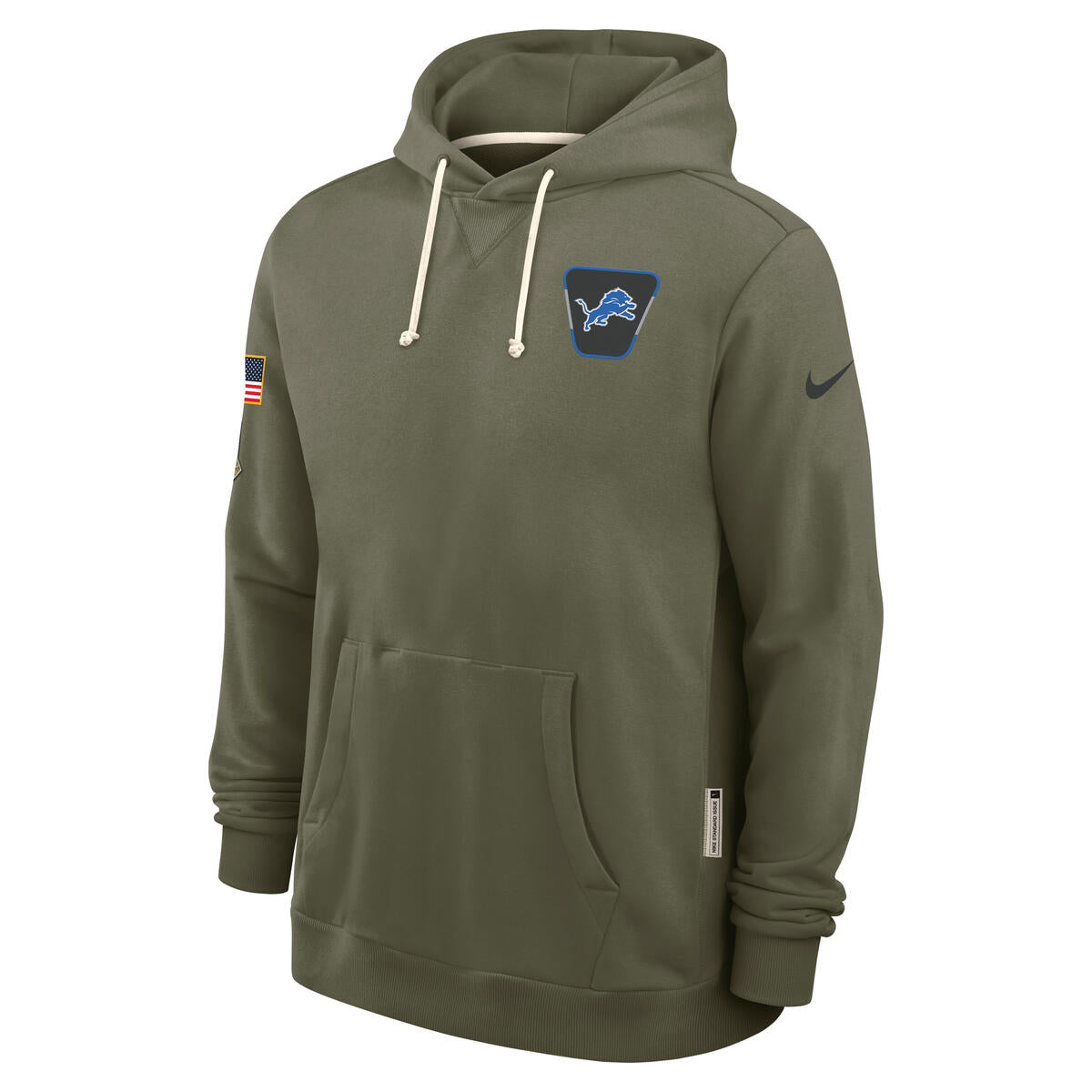 Detroit Lions Nike Men 2025 Salute To Service Sideline Hoodie product image 2, provided for visual reference and product