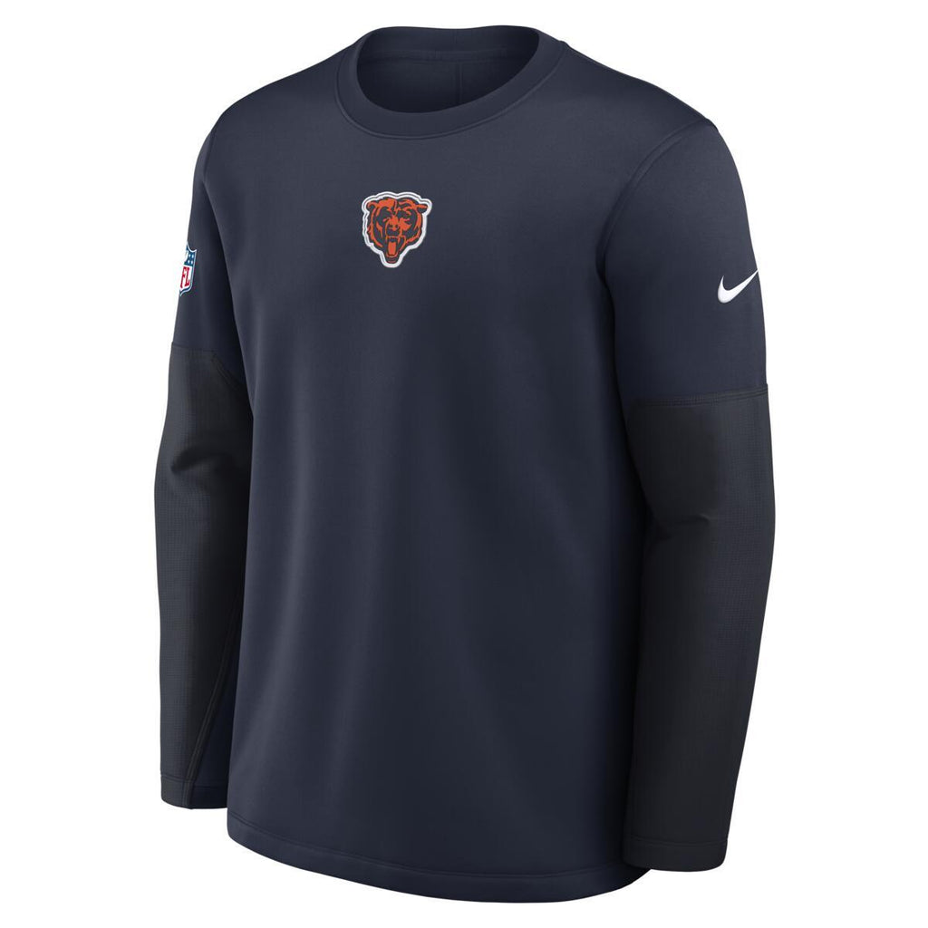 Chicago Bears Nike Scripted To Win 2025 Sideline Coach Thermal-Fit Long Sleeve product image 2, provided for visual