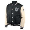 Nike Men Las Vegas Raiders Rewind Legacy Varsity Jacket product image 1, provided for visual reference and product detail