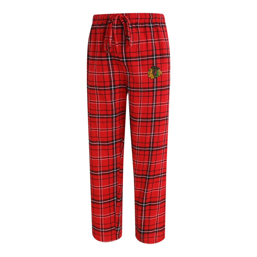 Chicago Blackhawks Men Ultimate Flannel Pants product image 2, provided for visual reference and product detail review