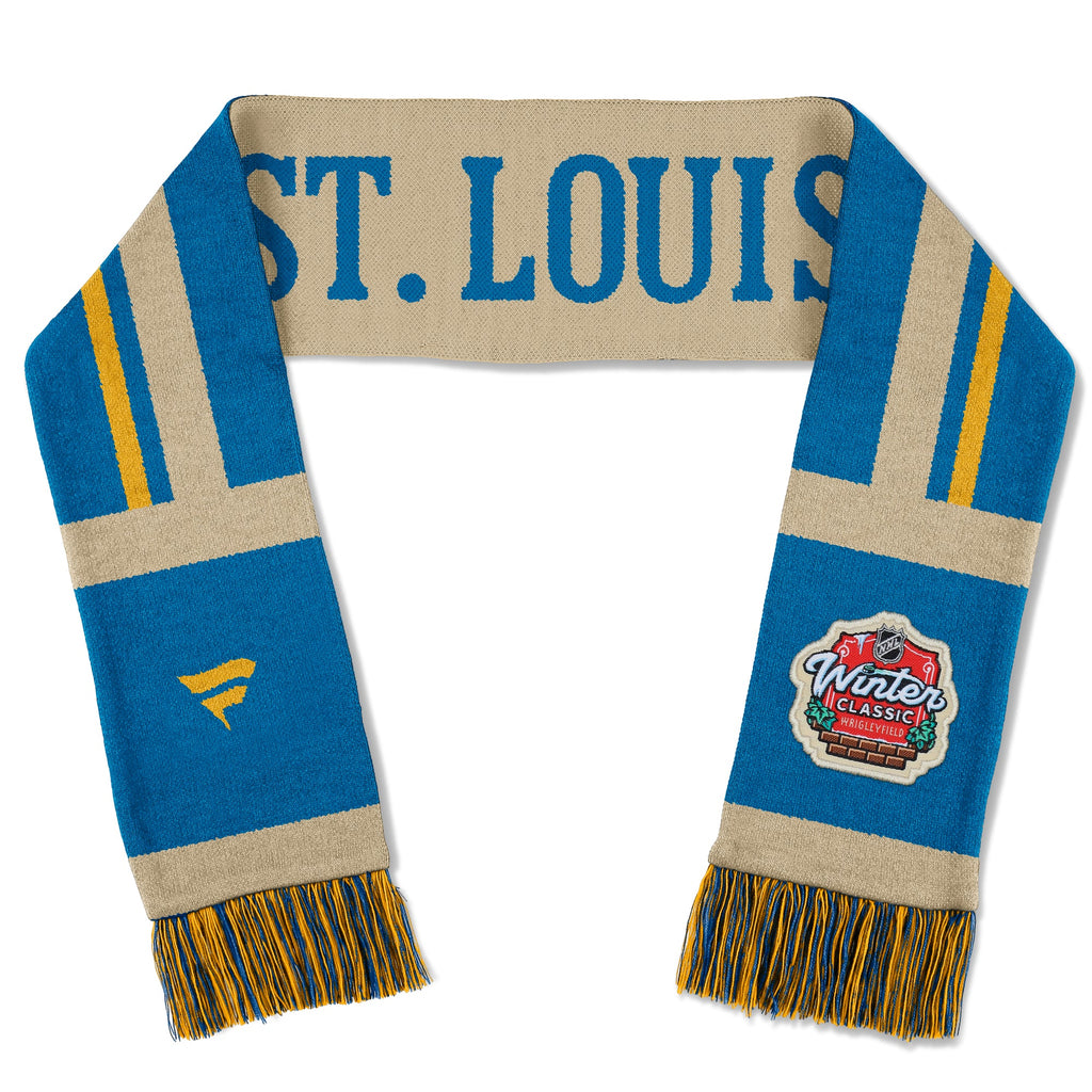 St. Louis Blues 2024 NHL Winter Classic Scarf product image 1, provided for visual reference and product detail review