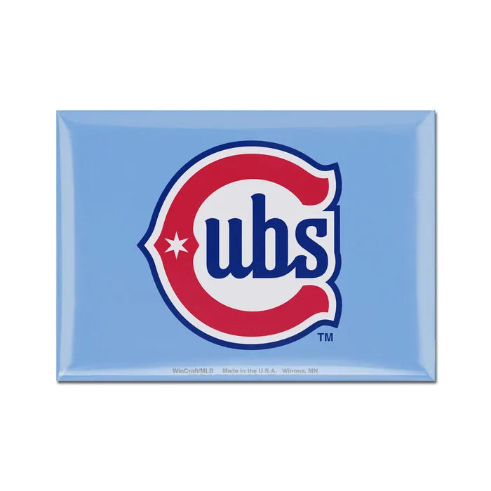 Chicago Cubs Alt Blues 2.5" x 3.5" Metal Magnet product image 1, provided for visual reference and product detail review