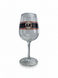 San Francisco Giants 12.75oz Stripes Stemmed Wine Glass product image 1, provided for visual reference and product detail