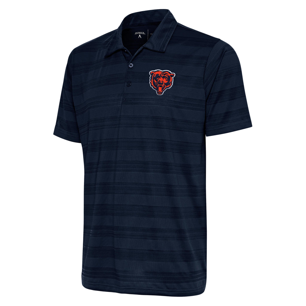 Chicago Bears Navy Compass Polo Shirt product image 2, provided for visual reference and product detail review