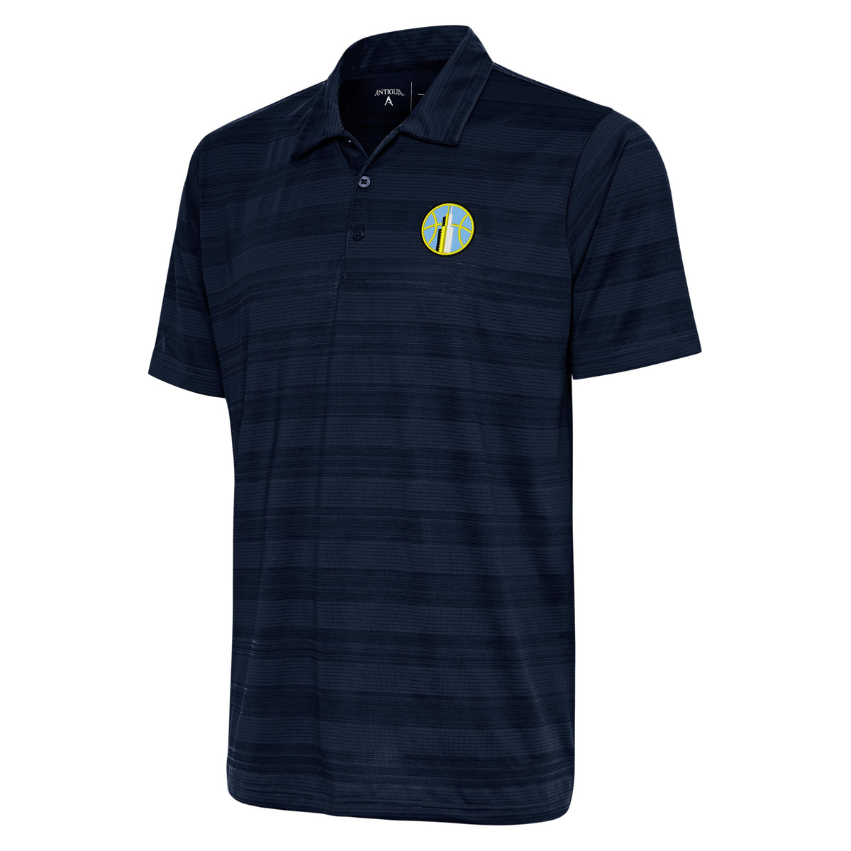 Chicago Sky Navy Compass Polo product image 1, provided for visual reference and product detail review