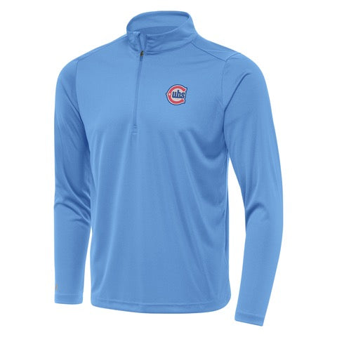 Chicago Cubs Columbia Tribute 1/4 Zip Pullover product image 1, provided for visual reference and product detail review