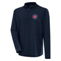 Chicago Cubs Navy 1/4 Zip Tidy Lightweight Pullover Hood product image 1, provided for visual reference and product detail