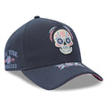 New Era New York Yankees 2026 Day of the Dead 9FORTY A-Frame Snapback - Navy product image 1, provided for visual reference