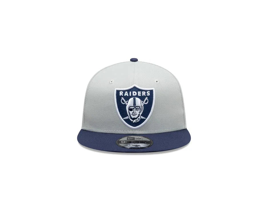 New Era Las Vegas Raiders 2-Tone Color Pack 9FIFTY Snapback Hat-Grey/Navy product image 2, provided for visual reference and