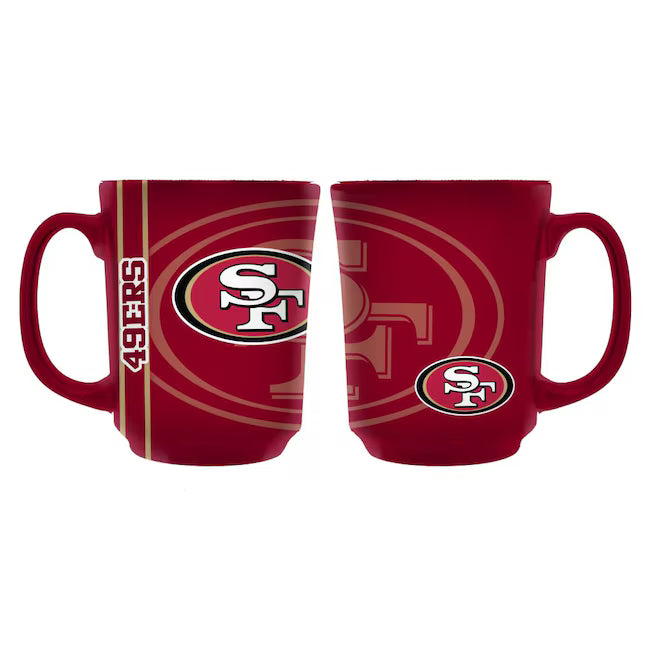 San Francisco 49ers 15oz Reflective Mug product image 1, provided for visual reference and product detail review