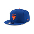 New York Mets New Era Royal 9FIFTY Snapback Hat product image 1, provided for visual reference and product detail review