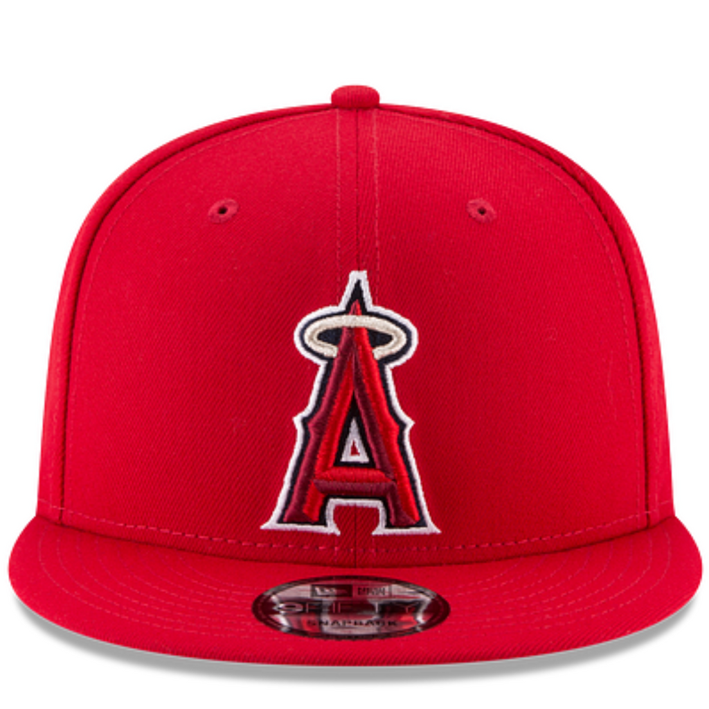 Los Angeles Angels OTC MLB Basic 9Fifty Snapback-Red product image 2, provided for visual reference and product detail review