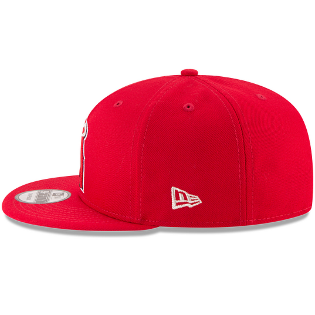 Los Angeles Angels OTC MLB Basic 9Fifty Snapback-Red product image 6, provided for visual reference and product detail review