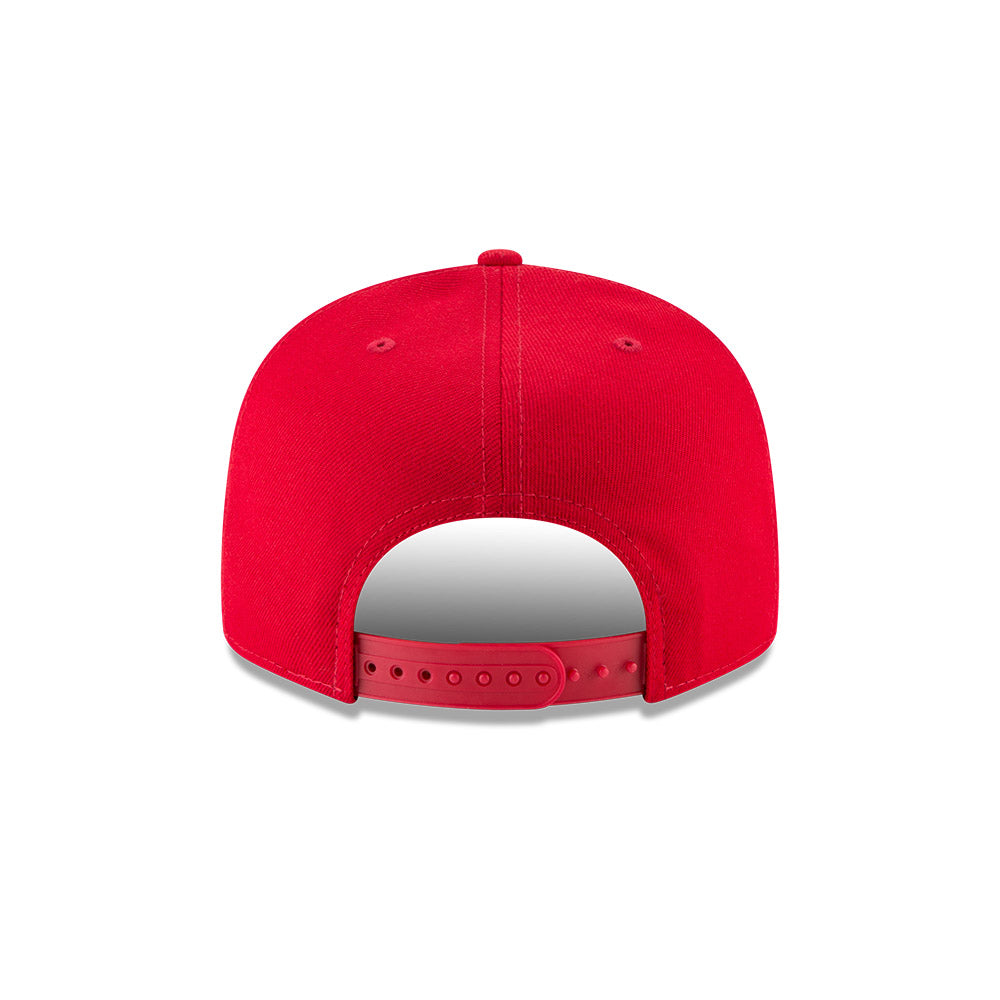 Anaheim Angels New Era Red 9FIFTY Snapback Hat product image 6, provided for visual reference and product detail review
