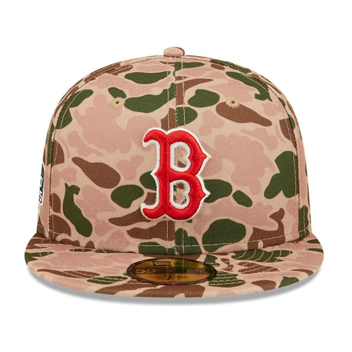 New Era Boston Red Sox 2004 World Series Side Patch Duck Camo 59FIFTY Fitted Hat product image 2, provided for visual