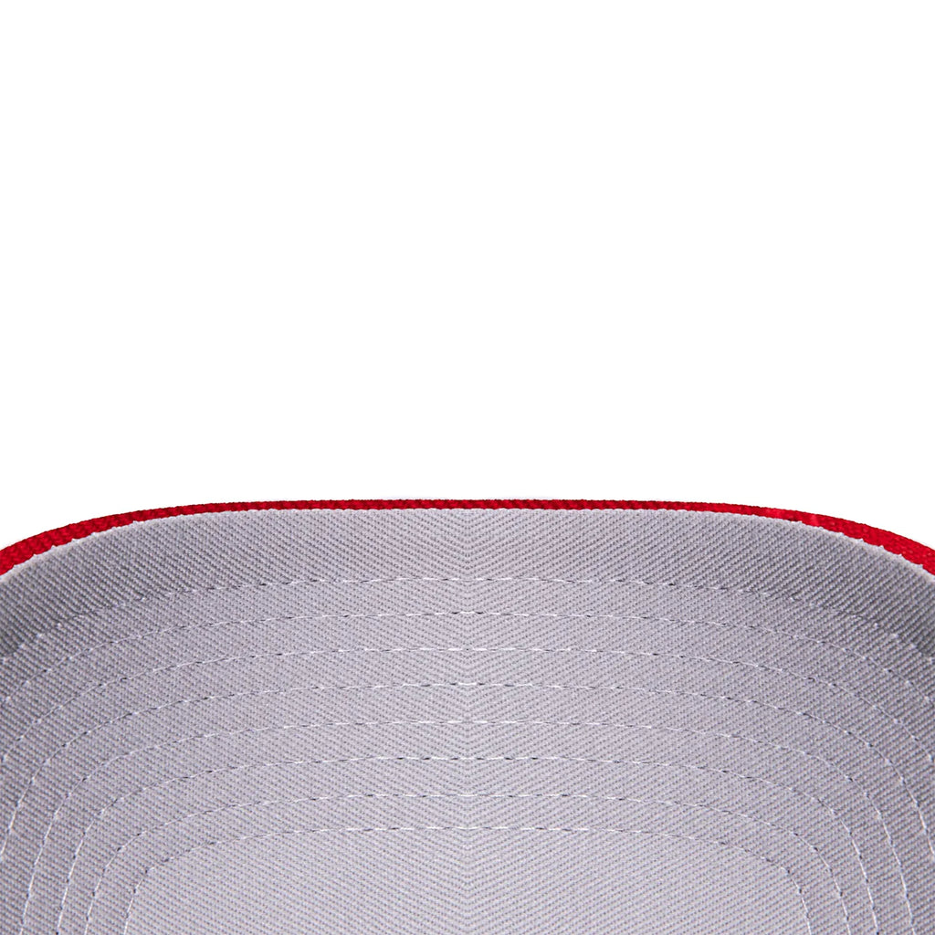 New Era San Francisco 49ers A-Frame 9FORTY Adjustable Snapback Hat-Red product image 3, provided for visual reference and