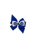 Chicago Cubs Junior Fan Bow product image 1, provided for visual reference and product detail review