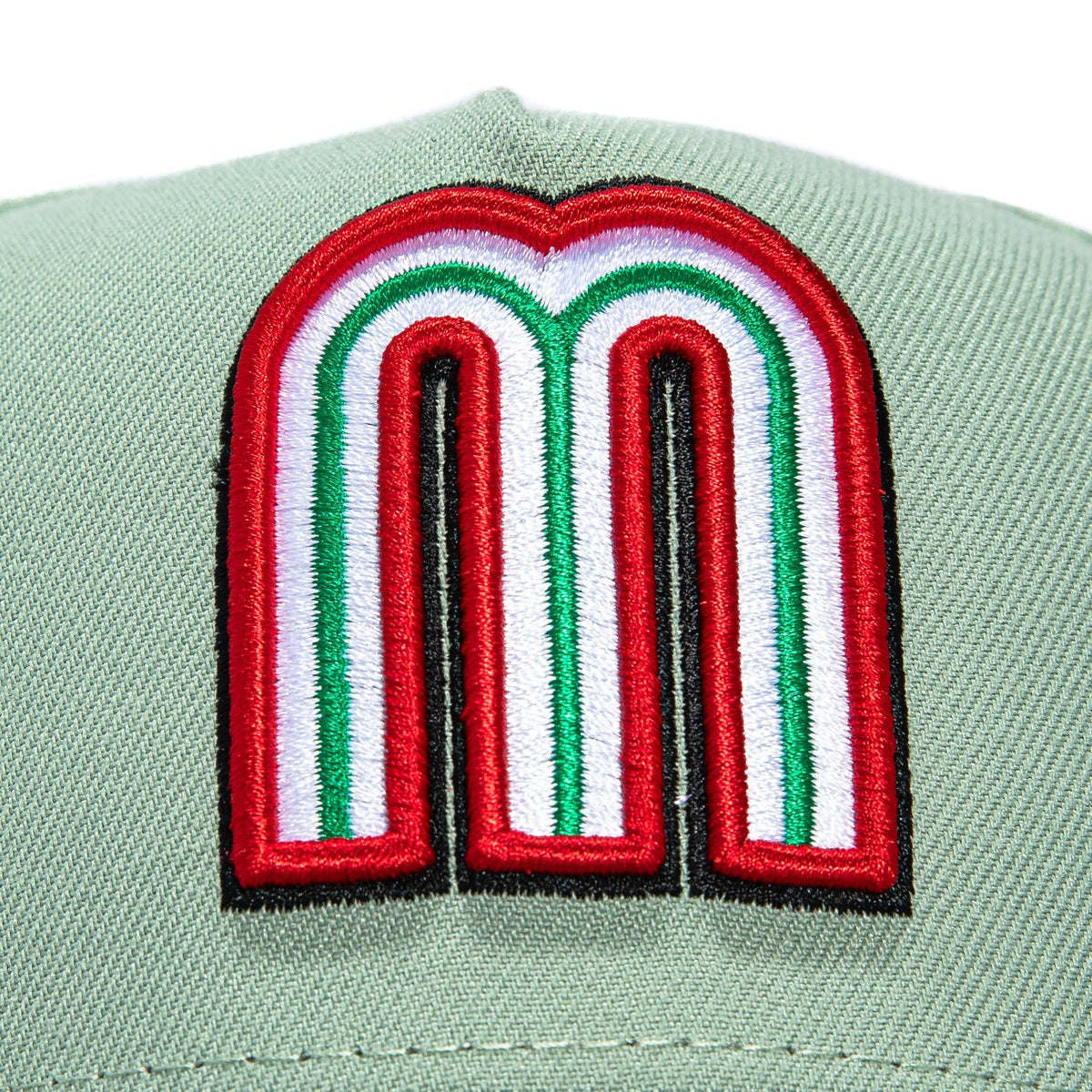 New Era Mexico WBC 9FORTY A-Frame Snapback Hat- Everest Green product image 3, provided for visual reference and product