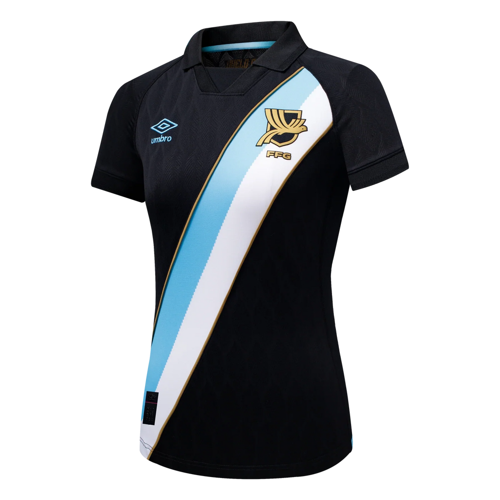 Umbro Guatemala Women Short Sleeve Away Jersey 26/27 product image 1, provided for visual reference and product detail review