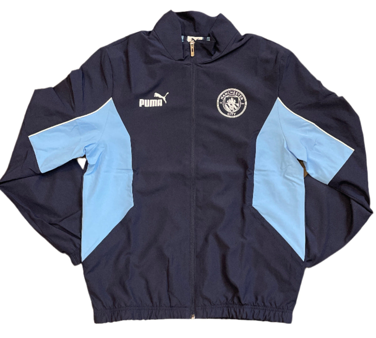 Puma Men Manchester City Archive Anthem Jacket product image 1, provided for visual reference and product detail review