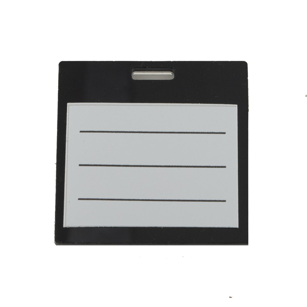 Chicago Cubs Pinstripe 2.25 x 2.25 Square Luggage Bag Tag product image 3, provided for visual reference and product detail