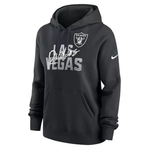 Nike Women Las Vegas Raiders Pullover Hoodie-Black product image 1, provided for visual reference and product detail review