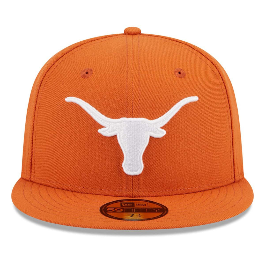 New Era Texas Longhorns Basic 59FIFTY Team Fitted Hat - Texas Orange product image 2, provided for visual reference and