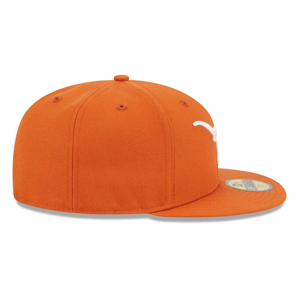 New Era Texas Longhorns Basic 59FIFTY Team Fitted Hat - Texas Orange product image 3, provided for visual reference and