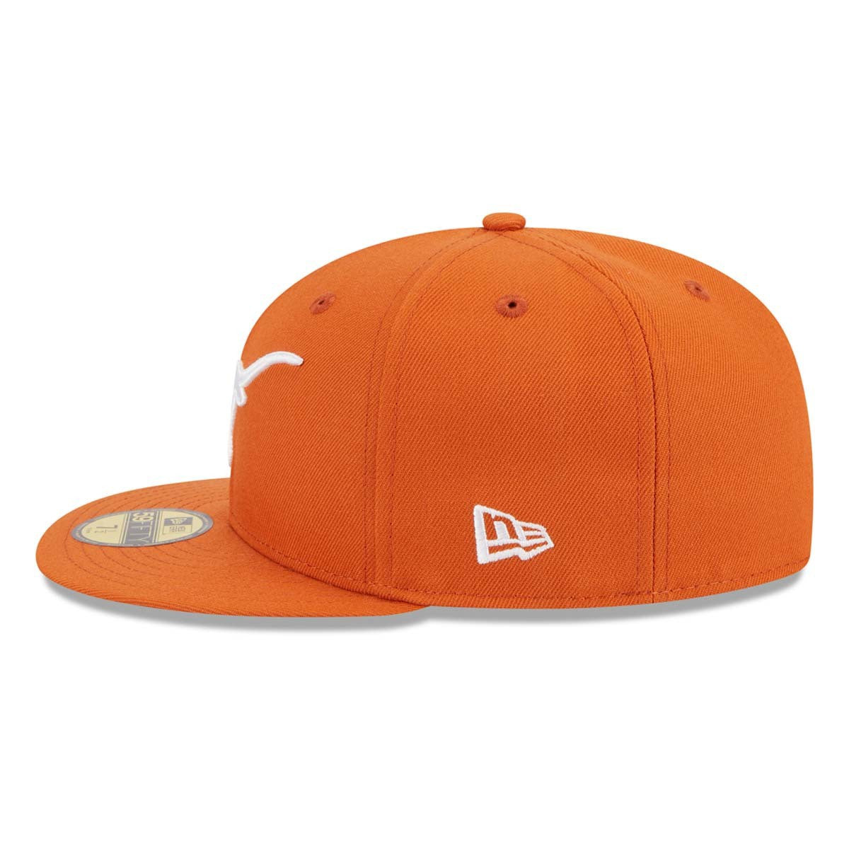 New Era Texas Longhorns Basic 59FIFTY Team Fitted Hat - Texas Orange product image 5, provided for visual reference and