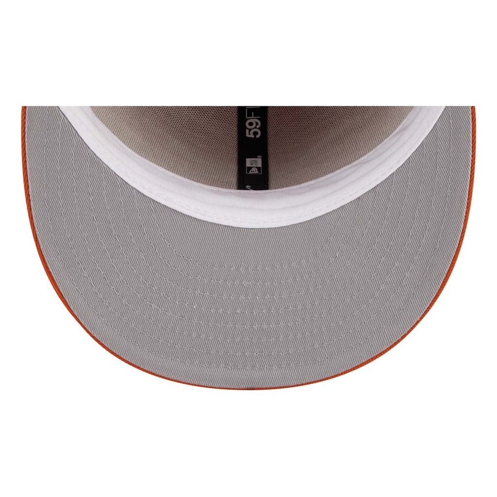 New Era Texas Longhorns Basic 59FIFTY Team Fitted Hat - Texas Orange product image 6, provided for visual reference and
