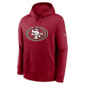 Nike San Francisco 49ers Club Hoodie - Red product image 1, provided for visual reference and product detail review