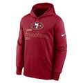 Nike Men San Francisco 49ers Therma Hoodie product image 1, provided for visual reference and product detail review